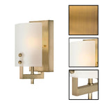 Contemporary light bulb metal wall lamps brass wall sconce