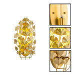 Modern wall light fixtures metal bulb light gold wall sconce