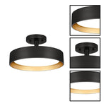 12 inch flush mount light metal kitchen light daylight white Dimmable light