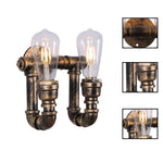 E27 Wall light sconces bronze vintage lamp iron metal wall lighting