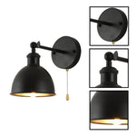 1 light wall light metal sconce light black doorway light