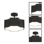 3 light ceiling light acrylic metal light fixture black kitchen light