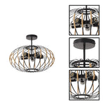 5 light kitchen light metal light bulb black dining room light