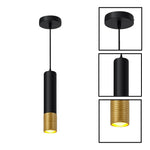15W black light aluminum kitchen light gold pendant light
