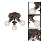 3 light kitchen lighting metal light fixture black ceiling light