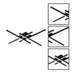 4 light led light iron bedroom light black light fixture