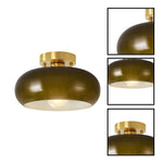 11 inch bulbs light glass metal dining light fixtures green ceiling light