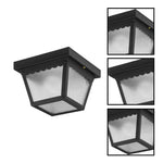 1 light flush led lights polypropylene flush mount matte black light weight ceiling lights