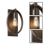 Farmhouse wall sconce iron hallway light dark bronze wall light