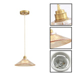 3 Pack hanging lamp gold kitchen lights glass, metal pendant light