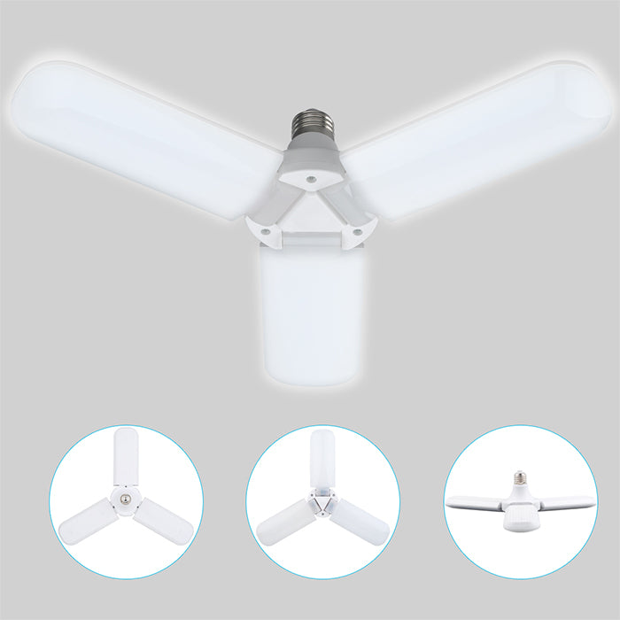 3 leaf garage light Adjustable E26 Fan Blade LED Light Bulb ceiling li HIGHLIGHT USA LLC
