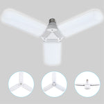 3 leaf garage light,Adjustable E26 Fan Blade LED Light Bulb ceiling light