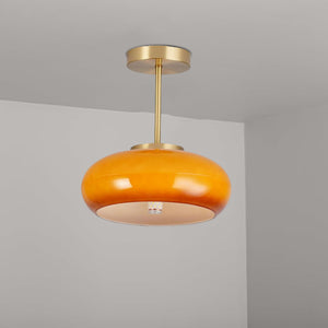 Modern light fixtures Orange kitchen light Metal chandelier light