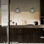 Black kitchen light ‎Wood pendant light ‎Industrial light fixture