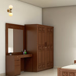 2 Lights industrial sconces light gold and cream wall lighting brass and glass wall vanity light