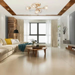 5-lights light fixture shinny gold ceiling light Crystal flush mount light