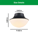 Classic semi flush ceiling light black living room lights for ceiling metal light fixture