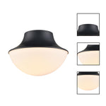 Classic semi flush ceiling light black living room lights for ceiling metal light fixture