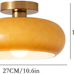 10.6inch ceiling light orange hallway light iron restaurant light
