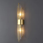 2-light wall light gold vanity light stainless steel bathroom light