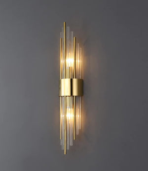 2-light wall light gold vanity light stainless steel bathroom light