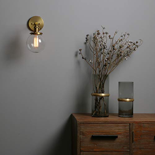 Globe glass wall light home wall sconce