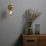 Globe glass wall light home wall sconce