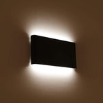 Modern bedroom light black decor light metal wall light