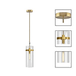 1 Light dining light fixtures gold pendant light glass chandelier light