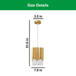 12” Bulb chandelier metalgold dining lights metal pendant lights