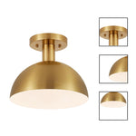 11.8’’ Kitchen light gold ceiling light copper, plated iron light fixture