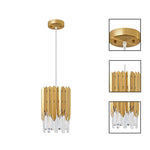 12” Bulb chandelier metalgold dining lights metal pendant lights
