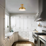 11.8’’ Kitchen light gold ceiling light copper, plated iron light fixture