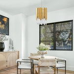 12” Bulb chandelier metalgold dining lights metal pendant lights