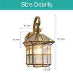 Modern porch lights gold exterior lights metal, glass wall lights