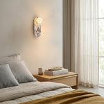 1 pack wall light fixtures alabaster marble wall lamp white wall sconce