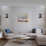 Modern vanity wall lamp crystal metal wall light fixture black hallway lighting