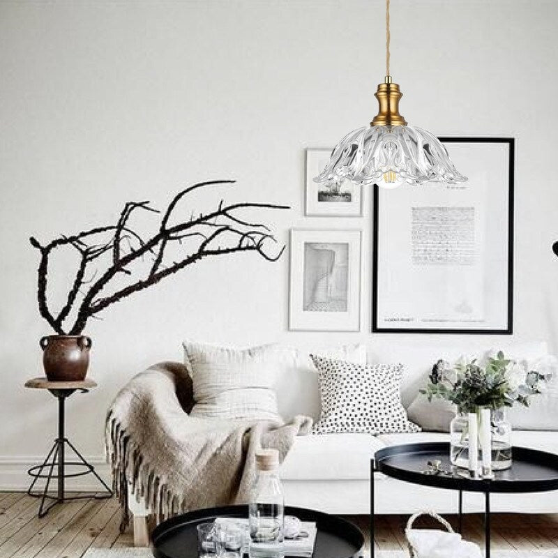 1-Light island lights gold kitchen pendant glass lighting pendant lights