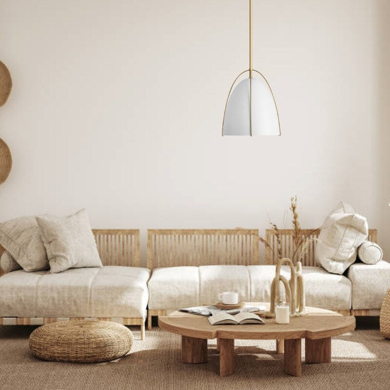 1-light dining room light white and gold kitchen light fixtures metal pendant light