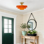3-Layer ceiling light fixture metal ceiling lights gold orange ceiling lamps
