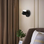 Rotatable led wall sconce metal sconces wall lighting black wall lamp