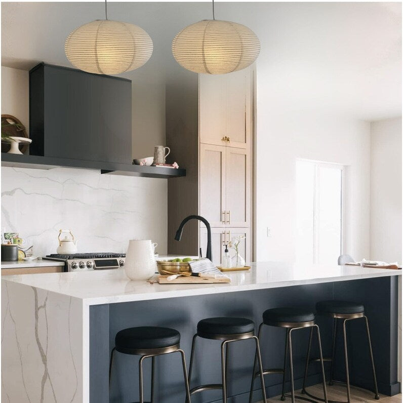 2- Pack lantern lights white paper light paper, metal decor lights