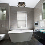 2 light vintage bedroom lights black fixture light glass ceiling light