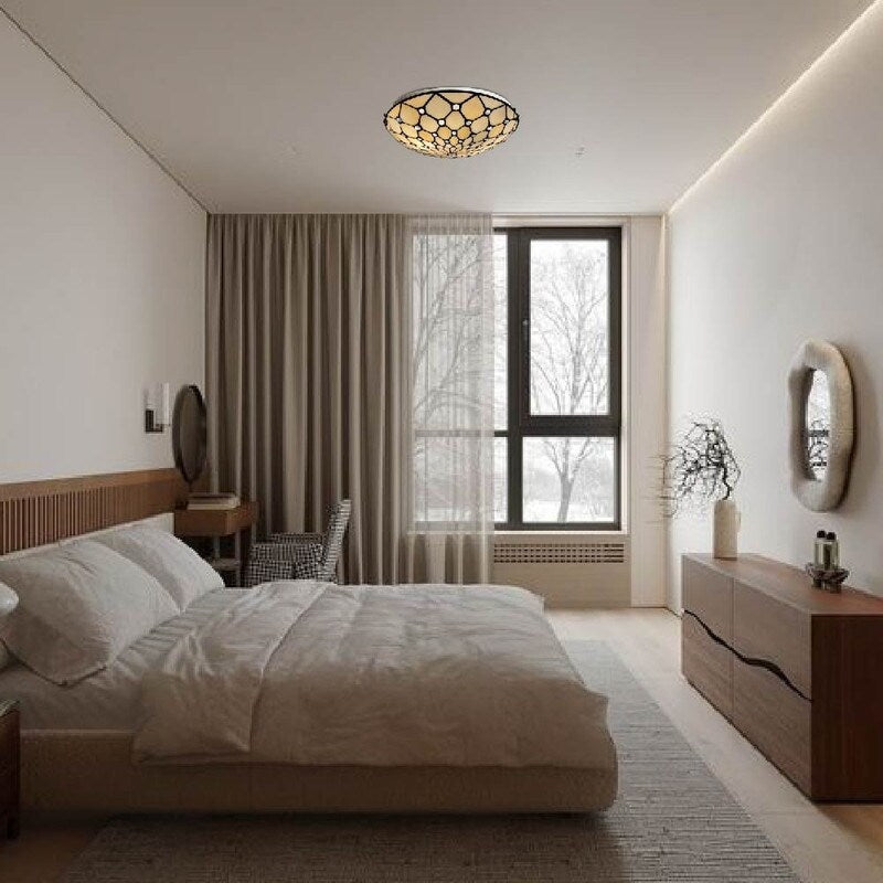 2-lights flush mount light Jewel dining light glass ceiling lights