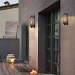 21 Inch porch lights black wall lights aluminum, glass lantern lights