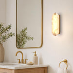 1 Pack wall sconces metal natural marble light gold indoor wall lamps