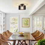 Modern led light metal light fixture black ceiling light