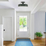 13-Inch ceiling lamp metal ceiling light green flush mount light