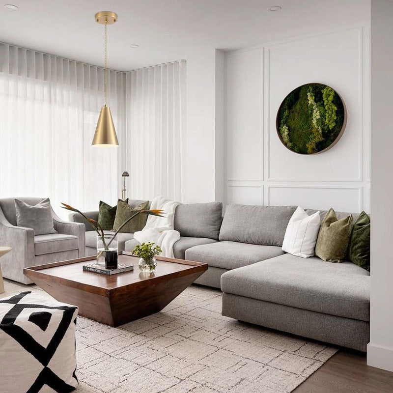 3 Pack dining room light gold hanging lights metal pendant light