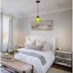 3-Pack pendant lights green kitchen lights glass, metal island lights